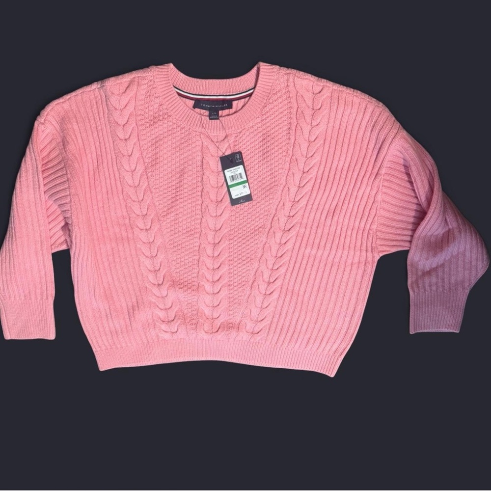 Tommy Hilfiger Pink Knit Pullover